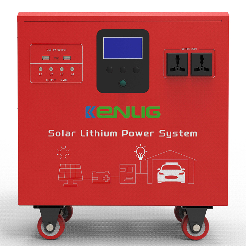 Kenlig Outdoor tragbarer Strom Easy Moving LifePo4 Lithium-Ionen-Batterie 12,8 V 100AH ​​200AH 300AH WEITER UNTERSTELLUNG MIT BMS
